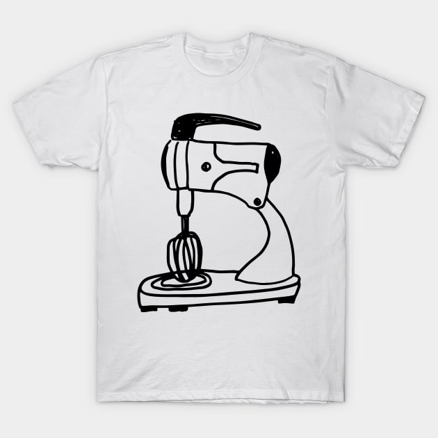 Retro Stand Mixer T-Shirt by SWON Design